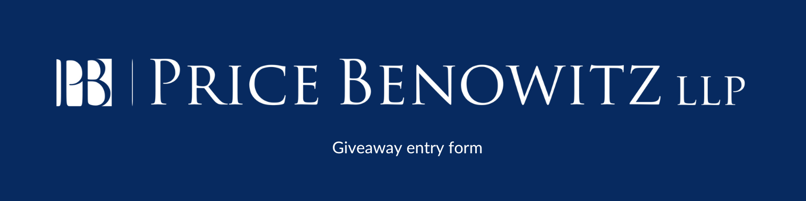 Price Benowitz Banner